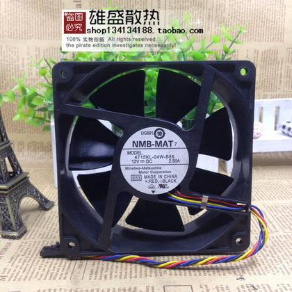 Then 4715KL-04W-B86 12038 12V 2.5A 12CM Ants S7 PWM S9 Cooling Fan-inewdeals.com