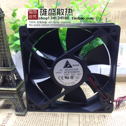AFB1224HH Delta Delta 12025 24V 0.27A 12CM Industrial Mute Cooling Fan-inewdeals.com