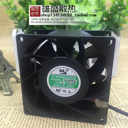 M/Ym2408pmzb3 8cm 8038 24V 0.20a 2-Wire Inverter Cooling Fan-inewdeals.com