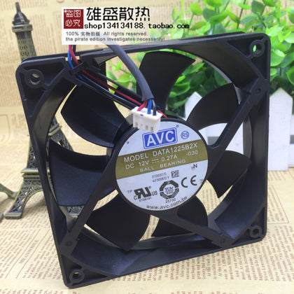 AVC DATA1225B2X 12025 12V 0.27A 12CM/cm 3-Wire Switch Fan-inewdeals.com