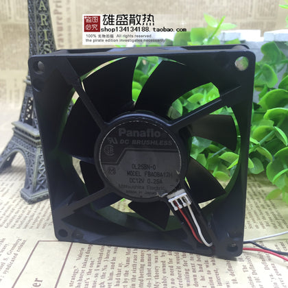 Panasonic panaflo FBA08A12H 12V 0.25A 8CM 8025 Chassis Cooling Fan-inewdeals.com