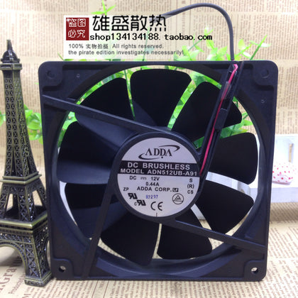 Adda 13525 ADN512UB-A91 135*135 * 25mm 12V Double Ball Cooling Fan-inewdeals.com