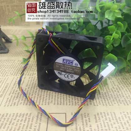 AVC Da06015b12h 6015 12v 0.24a 6cm Speed Durable Double Ball Cooling Fan-inewdeals.com