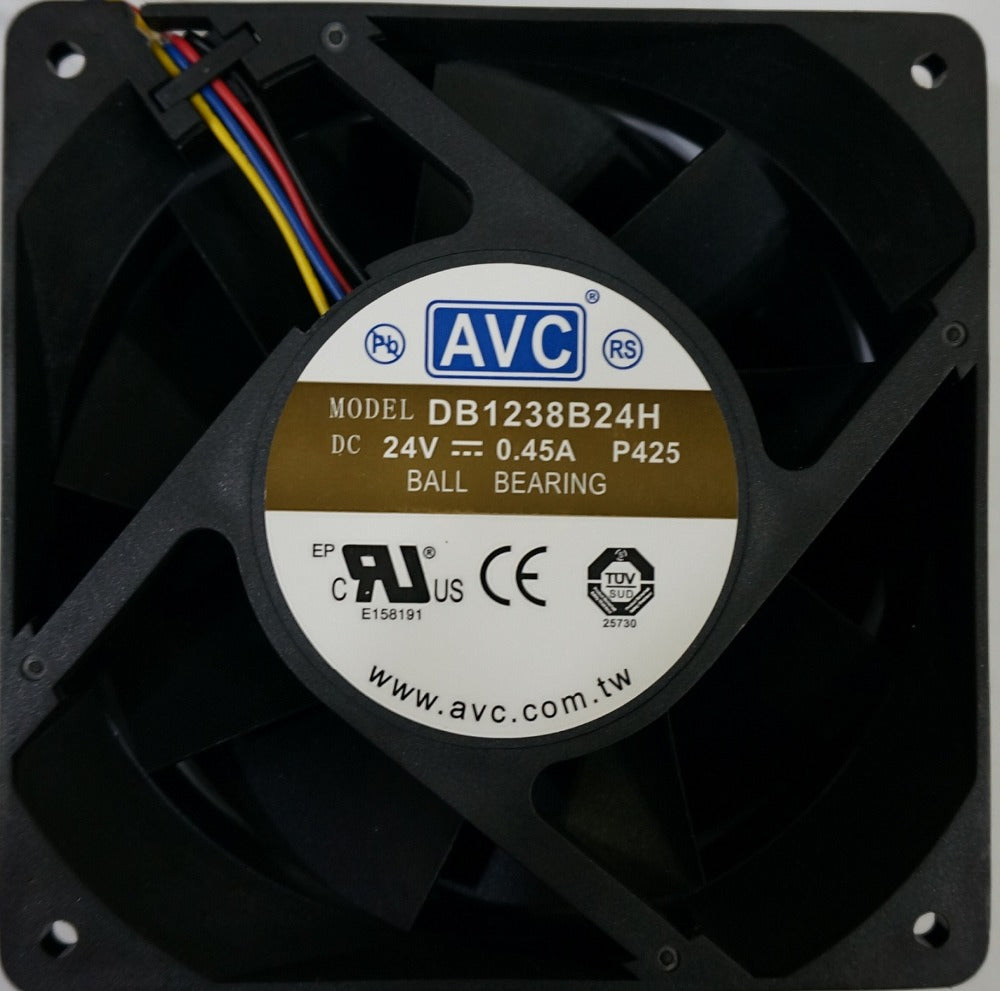 The AVC 12038 12CM DB1238B24H 24V 0.45A 120 * 120 * 32MM dual ball bearing fan drive