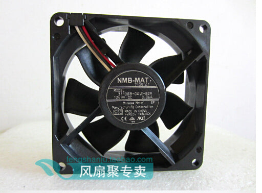 The NMB 8cm 8025 12V 0.06A 3110SB-04W-B29 80*80*25mm mute double ball fan