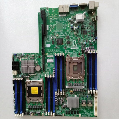 Two-way SuperMicro Server Motherboard X9DRW-7F-BO04T LGA2011 Support E5-2600V2