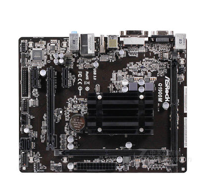 Used desktop motherboard ASRock Q1900M integrated J1900 quad-core DDR3 mainboard PC boards