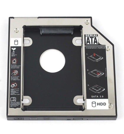 12.7mm SATA 2nd HDD SSD Hard Drive Caddy for ASUS K53E X53S K53U K53Z K54C K53TK K55 K55A K60 K60IJ - inewdeals.com