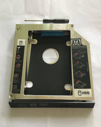 9.5mm SATA 2nd HDD SSD Hard Drive Caddy for Dell Precision M2400 M4400 M4500 M4600 - inewdeals.com