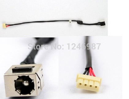 DC Power Jack Connector with Cable for Toshiba L650 L655 L650D L655D L750 L755 L755D - inewdeals.com