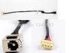 DC Power Jack Connector with Cable for Toshiba L650 L655 L650D L655D L750 L755 L755D