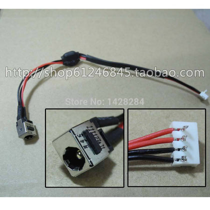 DC Power Jack with Cable for Toshiba Satellite A500 L455 L455D L555 L555D Cable length 200mm - inewdeals.com