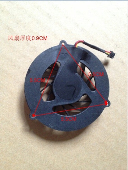 Worm gear circle fan refires 5.5cm thickness 0.9cm 3 line 5v 0.18a - inewdeals.com