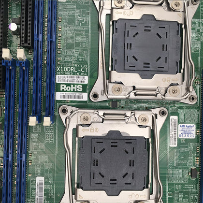 X10DRL-CT Supermicro Motherboard E5-2600 V3 V4 i210 GbE LAN Port X540 10GBase-T Port SAS3 (12Gbps) via Broadcom 3108