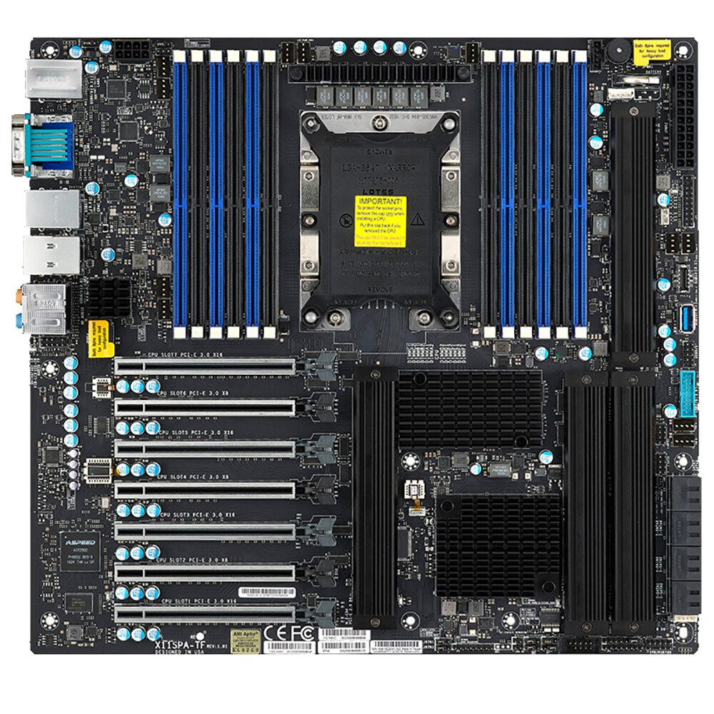 X11SPA-TF Supermicro Workstation Motherboard Support 2nd Gen Processors PCI-E 3.0 M.2 LGA-3647 DDR4 Full Tested Working