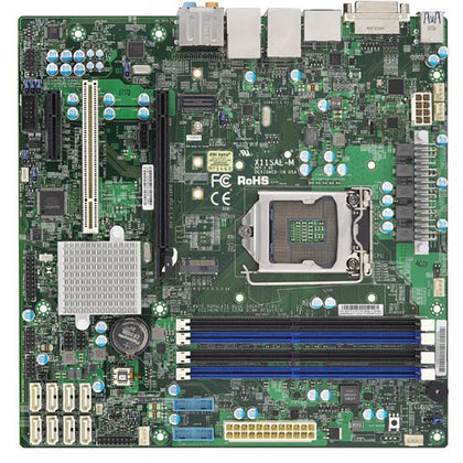X11Sae-M Supermicro Workstation Motherboard C236 Chipset LGA1151 Xeon E3-1200 v5/v6 6th/7th Gen. Core i7/i5/i3 Series