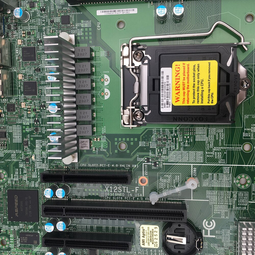 X12STL-F Supermicro Server Motherboard LGA-1200 Support E-2300 Processor 10th Generation Pentium Processor Full Tested Working