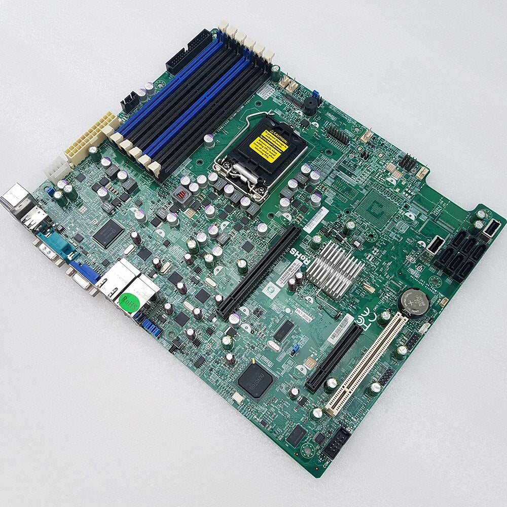 X8SIE-LN4 Supermicro Motherboard Xeon X3400 / L3400 Series Core i3 LGA1156 DDR3 Quad Intel? 82574L Gigabit Ethernet Full Tested Working