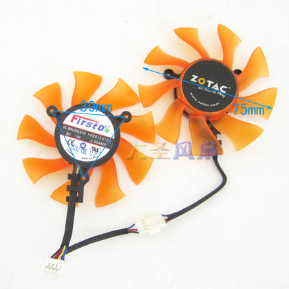 ZOTAC GTX660-2GD5 Thunder Edition Graphics Fan FD8015U12S 12V 0.50A - inewdeals.com