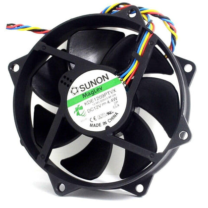 Maglev Round CPU Case Cooling Fan KDE1209PTVX 4.4W 4 Pin DC 12V