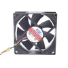 DS08025R12UP024 80mm 12V 0.17A PWM speed control 4 line CPU silent cooling fan 8025