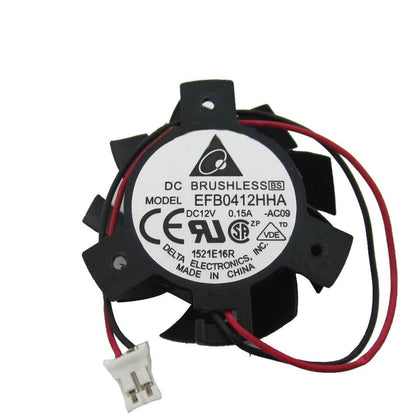video card EFB0412HHA -AC09 Graphics card cooling fan 12V 0.15A 36mm diameter blades