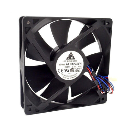 AFB1224VH-FOO 12cm 120mm 24V 0.35A 12025 high-end dual ball bearing cooling fan drive for DELTA 120*120*25mm