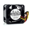San Ace 40 4cm 40mm server fan 4028 40*40*28mm 12V 0.35A Server case cooling fan 109P0412J3013 with 3pin