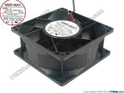 brand NMB-MAT 3615RL-05W-B40 24V 0.73A 90 * 90 * 38mm 2 wire dual ball bearing fan Fanuc drive - inewdeals.com