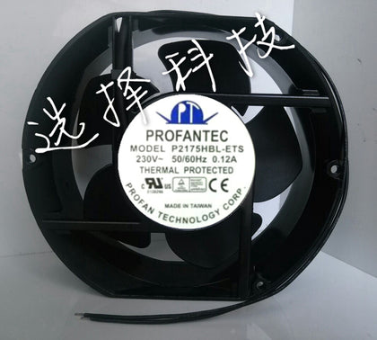 brand PROFANTEC P2175HBT-ET 230V 0.12A 2-wire 100mm Server Round Cooling fan - inewdeals.com