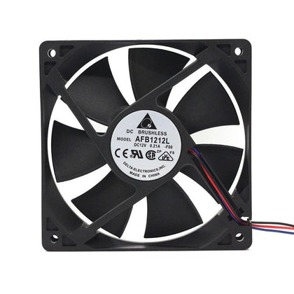 For Delta 12025 AFB1212L 120mm 0.21a 3-wire Power Supply Cases Double Ball Cooling Fan 12V