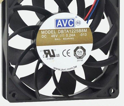 DBTA1225B8M 48V 0.24A 120mm 12025 three line drive cooling fan