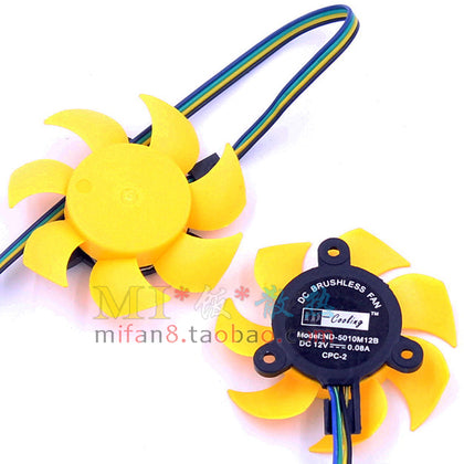 cooler CPU Cooling Fan For ID-Cooling ND-5010M12B 4PIN 5V 0.08A 4 line temperature pitch 26mm diameter of 45mm ball bearing fan - inewdeals.com