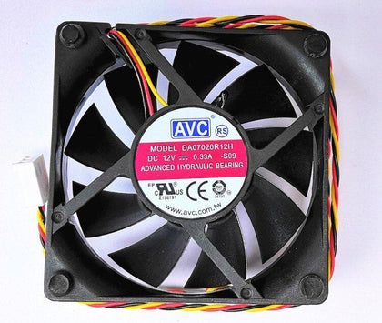 DA07020R12H für AVC 7020, 7 mm Lüfter, Kühlung, 3-Draht, thermische Temperaturregelung, 12 V, 0,33 A, 4500 U/min