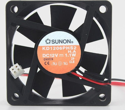KD1206PHS2 DC 12V 1.1W 6015 60mm 60*60*15mm cooling Fan