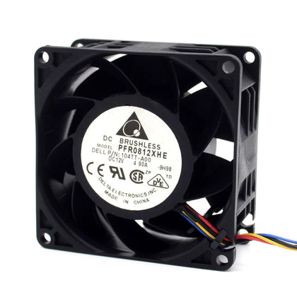 8038 dc12v 80mm cooling fan super car booster violent fan 4.9A PFR0812XHE 13000 for Delta 80*80*38mm