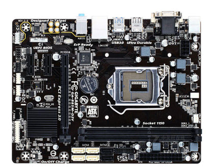 desktop motherboard Gigabyte GA-B85M-D2V for intel LGA 1150 DDR3 B85M-D2V USB2.0 USB3.0 16GB DVI VGA B85 Used PC computer.