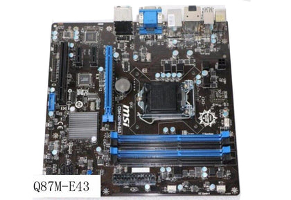 desktop motherboard MSI Q87M-E43 Q87 DDR3 LGA 1150 motherboard Socket LGA 1150 i7 i5 i3 DDR3 32G SATA3 UBS3.0 mainboard