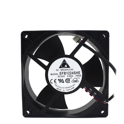 EFB1224SHE 24V 0.66A 12cm 120mm 12038 inverter cooling fan for Delta