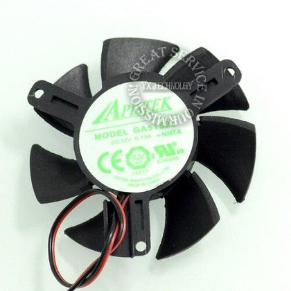 video card fanGA51S2L 12V 0.13A Blade diameter 47mm Pitch 39 * 39 * 39mm Graphics card fan