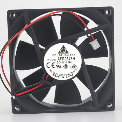 90*90*25mm AFB0948H-ROO 48V 0.09A 9025 9cm 90mm ball bearing cooling fan for delta