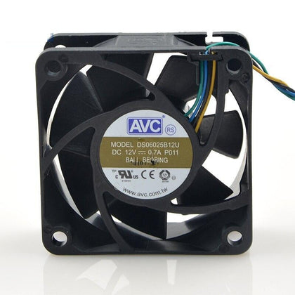 6025 12V 0.7A 6cm 60mm DS06025B12U 4 wire temperature control CPU cooling fan