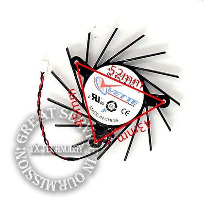 video card fan3870 Graphics card fan A7510M12D (TP) 12V 0.35A Dual ball bearing 72mm diameter