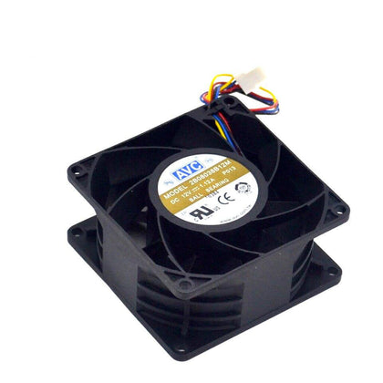 AVC 8CM 80mm 2B08038B12M 8038 1.12A 12V PWM speed control violent cooling fan 80 * 80 * 38mm