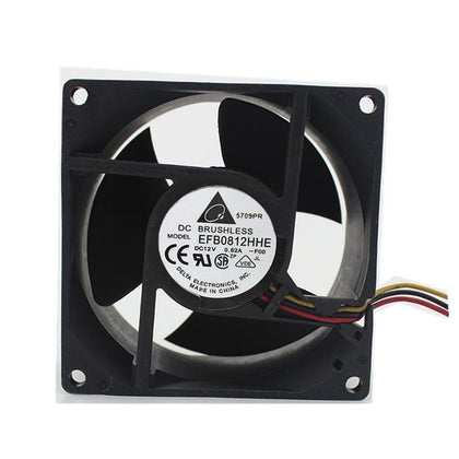 12V 0.62A EFB0812HHE 8038 8cm 80mm Chassis power supply cooling fan 80*80*38MM