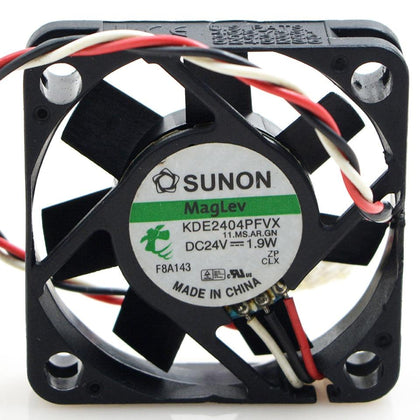 KDE2404PFVX Double Ball Bearing Cooling Axial Fan DC 24V 1.9W 4010 40mm 40*40*10mm