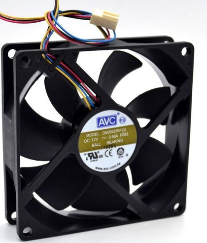 For AVC 9025 9225 DS09225B12U 4-wire double ball temperature control PWM cooling fan