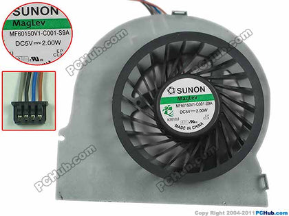 laptop CPU cooling fan For HP EliteBook 8570W MF60150V1-C001-S9A Cooler MF60150V1-C030-S99 690630-001 690629-001 690628-001 - inewdeals.com