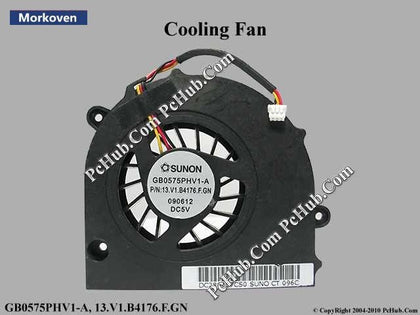 laptop CPU cooling fan for toshiba Satellite L550 L555 GB0575PHV1-A 13.V1.B4176.F.GN DC280007CS0 3PIN - inewdeals.com