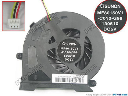 laptop CPU cooling fan cooler FOR TOSHIBA Qosmio X70 series MF80150V1-C010-G99 SOL3BDCTM0I0035N0FS - inewdeals.com
